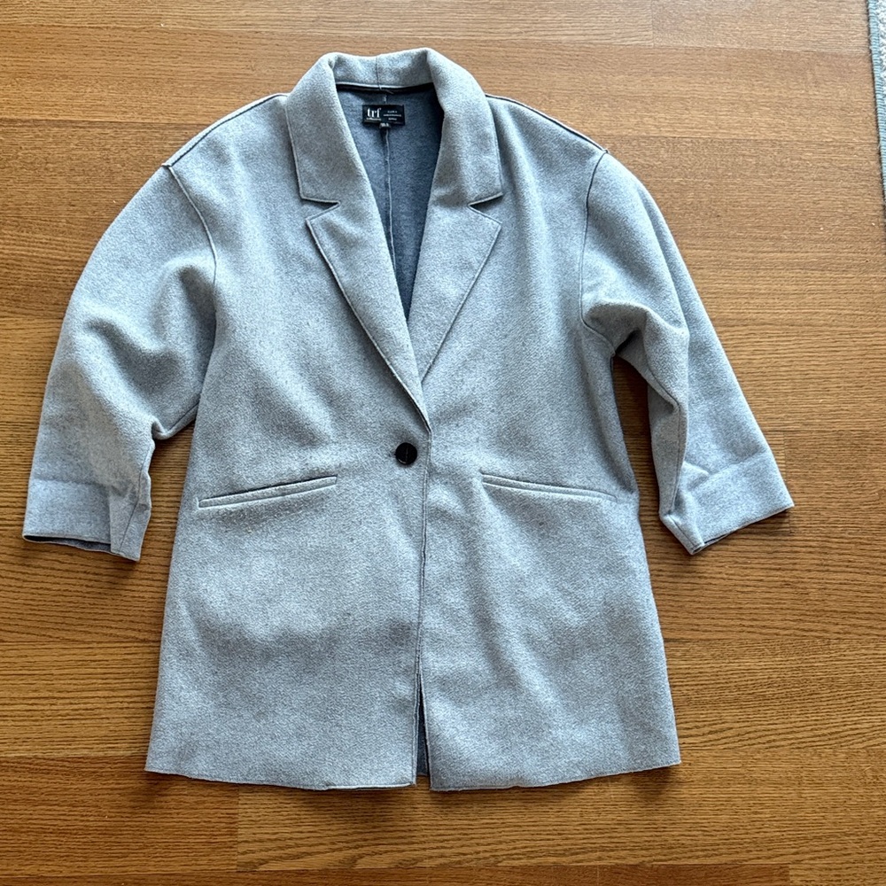 Zara TRF Collection Fleece Long Coat